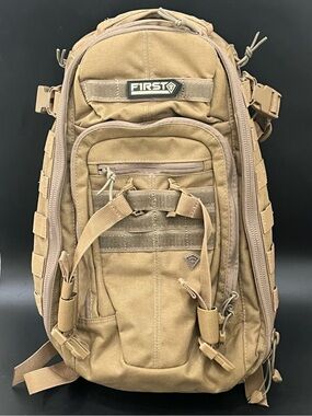 First Tactical Tactix Coyote Brown Crosshatch Sling Pack Day Backpack 19L